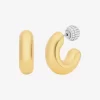 2-in-1 Pavé Convertible Hoop Earrings
