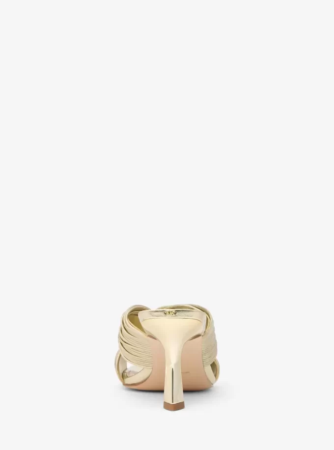 Alessia Metallic Mule Sandal Alessia Metallic Mule Sandal