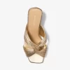 Alessia Metallic Mule Sandal Alessia Metallic Mule Sandal