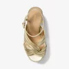 Alessia Metallic Platform Sandal