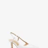 Alora Snake Embossed Leather Slingback Pump Alora Snake Embossed Leather Slingback Pump