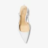 Alora Snake Embossed Leather Slingback Pump Alora Snake Embossed Leather Slingback Pump