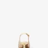 Amali Embellished Metallic Pump