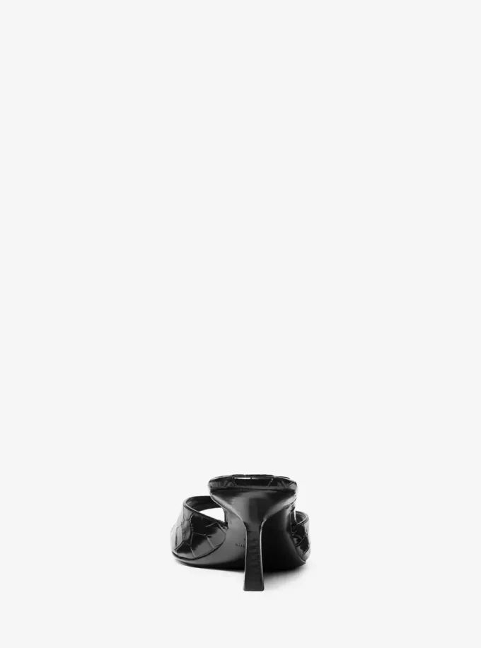 Anita Crocodile Embossed Leather Sandal Anita Crocodile Embossed Leather Sandal