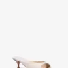 Arianna Crocodile Embossed Leather Mule