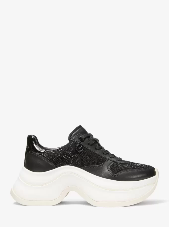 Arla Embellished Leather Trainer Arla Embellished Leather Trainer