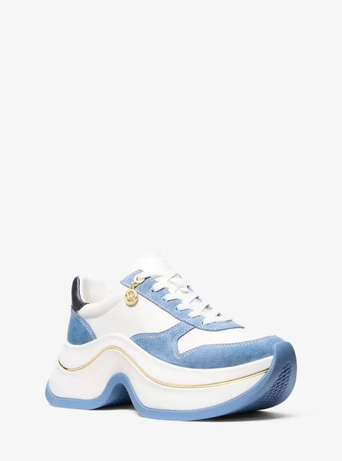 Arla Leather and Suede Trainer Arla Leather and Suede Trainer