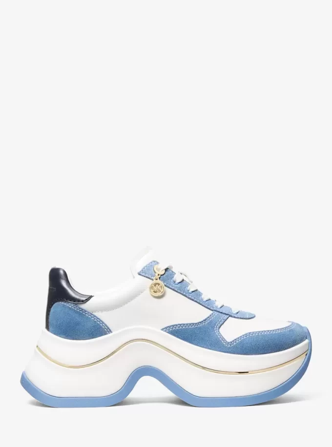 Arla Leather and Suede Trainer Arla Leather and Suede Trainer