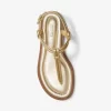 Astra Metallic Leather T-Strap Sandal Astra Metallic Leather T-Strap Sandal