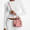 Avril Extra-Small Leather and Suede Satchel
