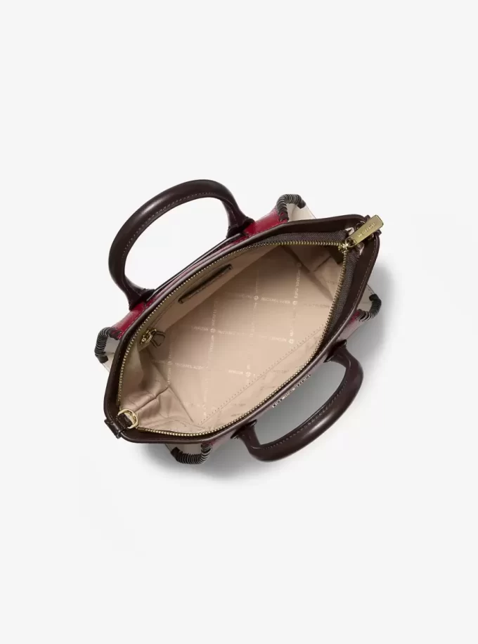 Avril Small Leather Satchel