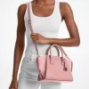 Avril Small Pebbled Leather Satchel