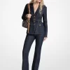 Belted Denim Blazer