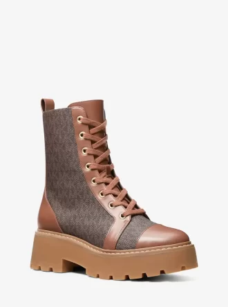 Blake Signature Logo and Leather Boot