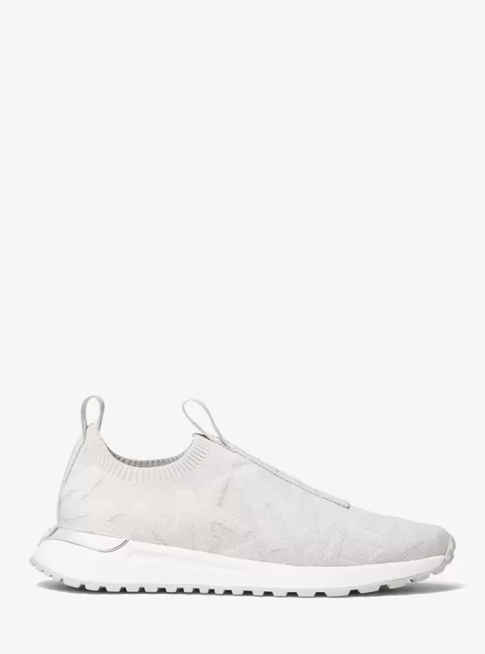 Bodie Logo Embossed Stretch Knit Slip-On Trainer Bodie Logo Embossed Stretch Knit Slip-On Trainer