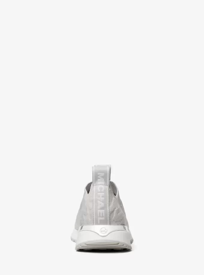 Bodie Logo Embossed Stretch Knit Slip-On Trainer Bodie Logo Embossed Stretch Knit Slip-On Trainer