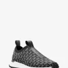 Bodie Metallic Logo Knit Slip-On Sneaker