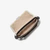 Bradshaw Medium Suede and Faux Shearling Messenger Bag