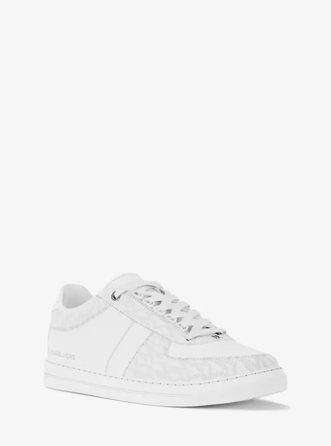 Brady Signature Logo and Leather Sneaker Brady Signature Logo and Leather Sneaker