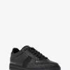 Brady Signature Logo and Leather Sneaker