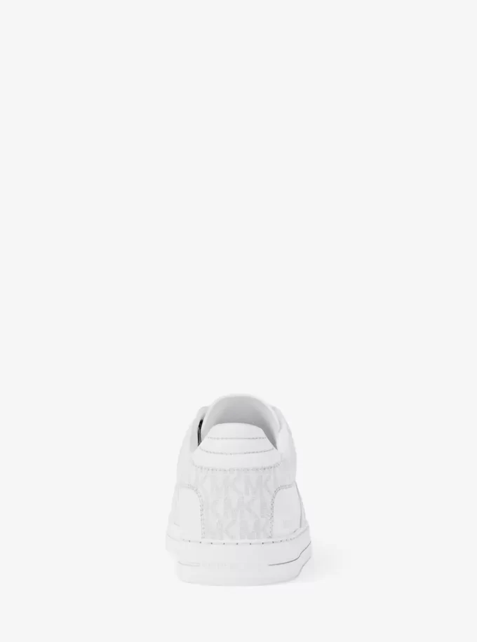 Brady Signature Logo and Leather Sneaker Brady Signature Logo and Leather Sneaker