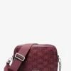 Bryant Medium Burnished Leather Camera Crossbody Bag