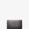 Bryant Medium Burnished Leather Tri-Fold Wallet
