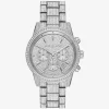 Bryant Pavé Silver-Tone Watch
