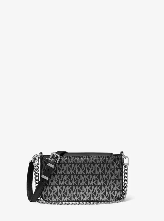 Bryant Small Metallic Signature Logo Convertible Pochette Bryant Small Metallic Signature Logo Convertible Pochette