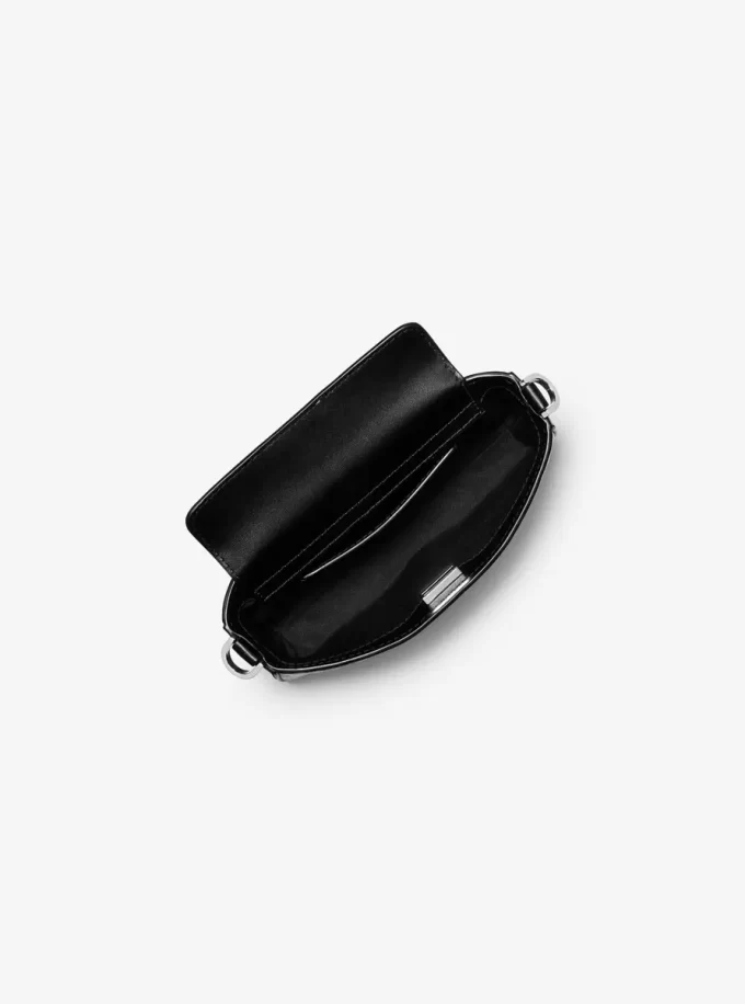 Bryant Small Metallic Signature Logo Convertible Pochette Bryant Small Metallic Signature Logo Convertible Pochette