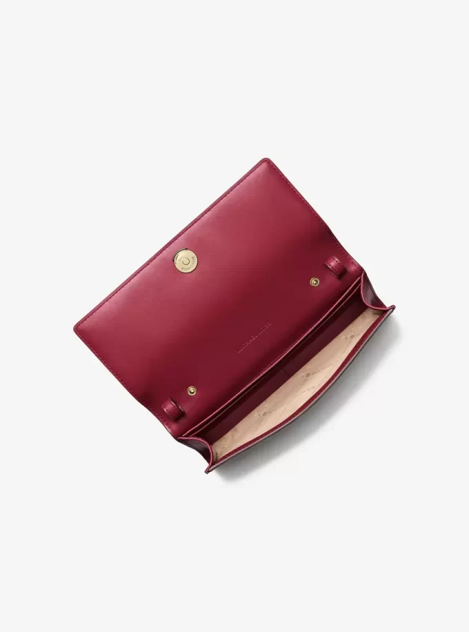 Carson Large Pebbled Leather Convertible Crossbody Bag