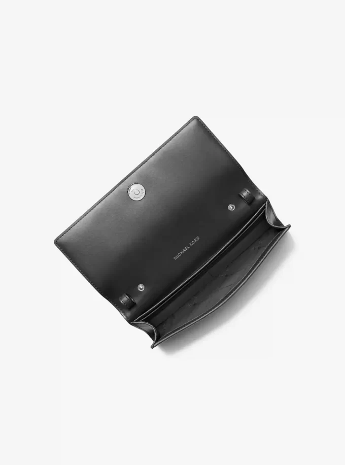 Carson Large Pebbled Leather Convertible Crossbody Bag