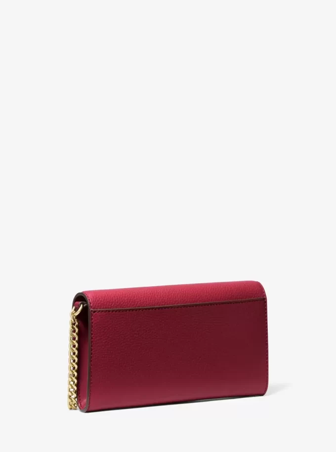 Carson Large Pebbled Leather Convertible Crossbody Bag