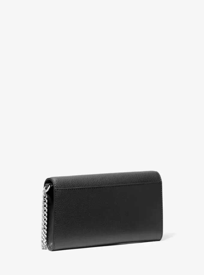 Carson Large Pebbled Leather Convertible Crossbody Bag