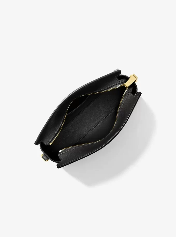 Chantal Large Pebbled Leather Crossbody Bag