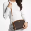 Chantal Large Signature Logo Messenger Bag