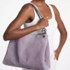 Christina Large Suede Shoulder Bag