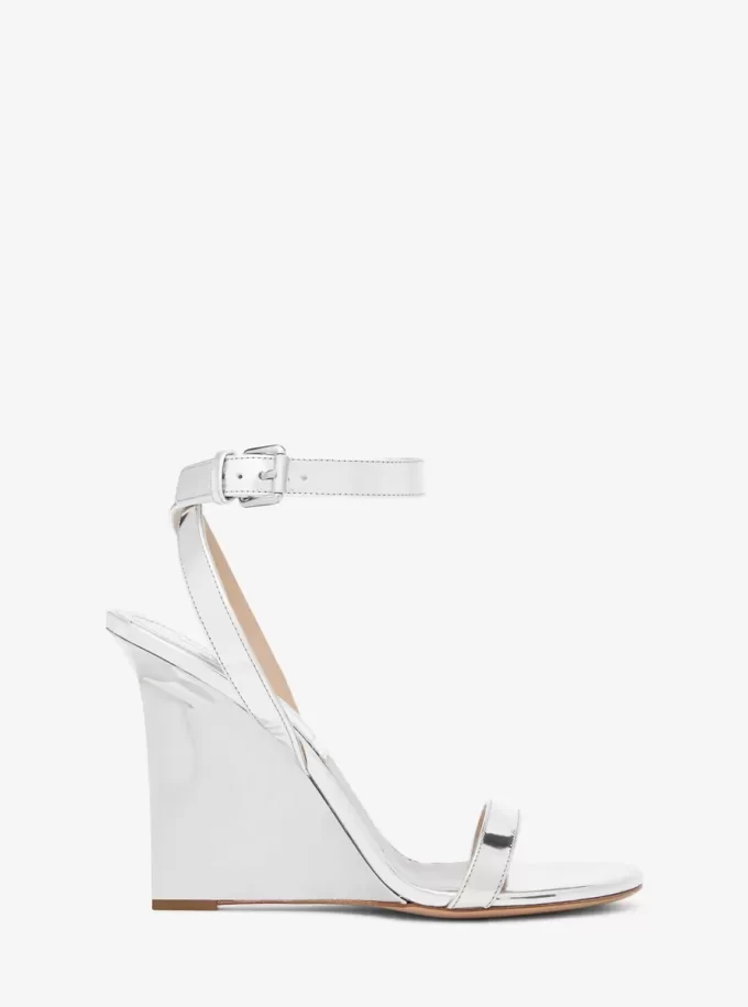 Claudia Specchio Leather Wedge Sandal Claudia Specchio Leather Wedge Sandal