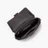 Colby Logo Embossed Burnished Leather Messenger Bag Colby Logo Embossed Burnished Leather Messenger Bag