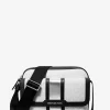 Cooper Medium Signature Logo Stripe Camera Crossbody Bag