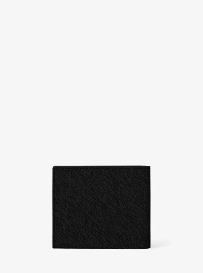 Cooper Saffiano Leather Billfold Wallet With Passcase