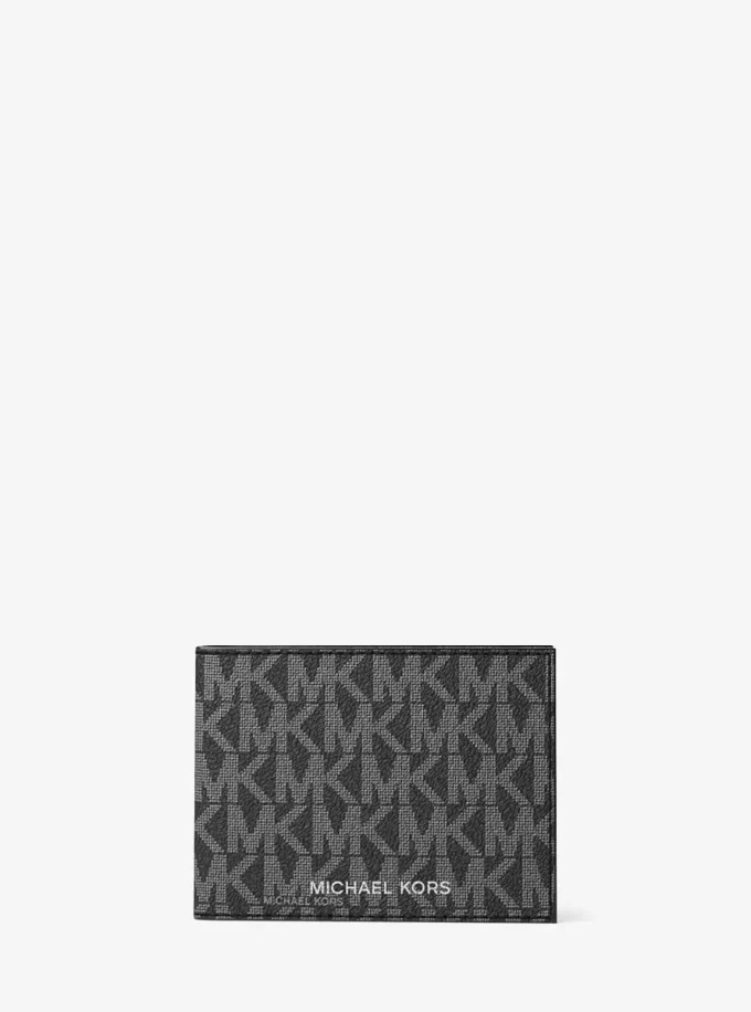 Cooper Signature Logo Billfold Wallet With Passcase