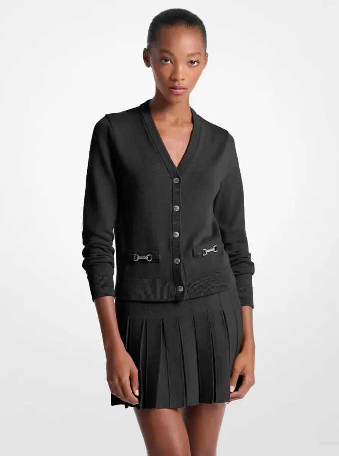 Cotton Blend Cardigan