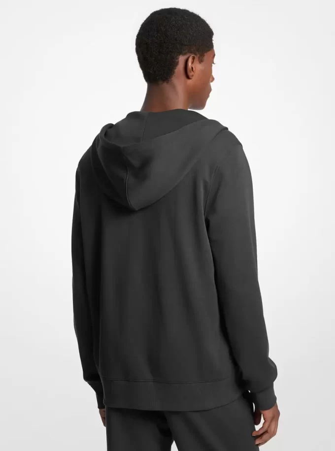 Cotton Blend Zip-Up Hoodie Cotton Blend Zip-Up Hoodie
