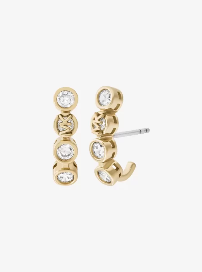 Cubic Zirconia Climber Earrings
