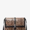 Cyrus Medium Snake Embossed Messenger Bag Cyrus Medium Snake Embossed Messenger Bag