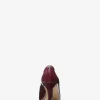 Darrah Crackled Patent Leather Pump