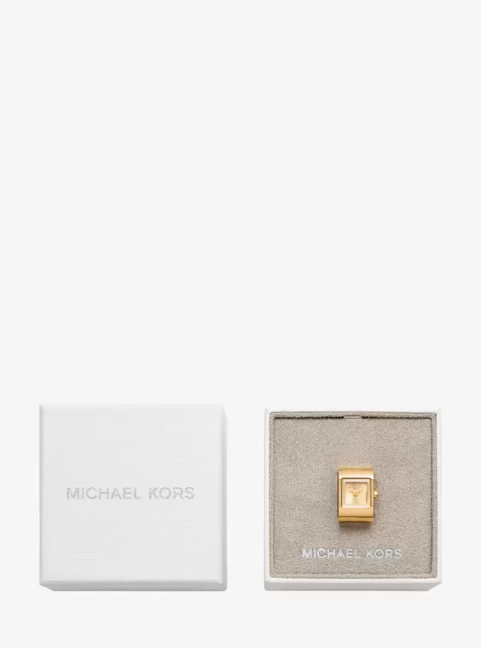Darrington Gold-Tone Ring Watch Darrington Gold-Tone Ring Watch
