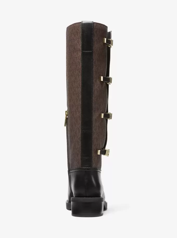 Darrington Signature Logo and Leather Boot