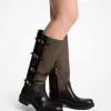 Darrington Signature Logo and Leather Boot